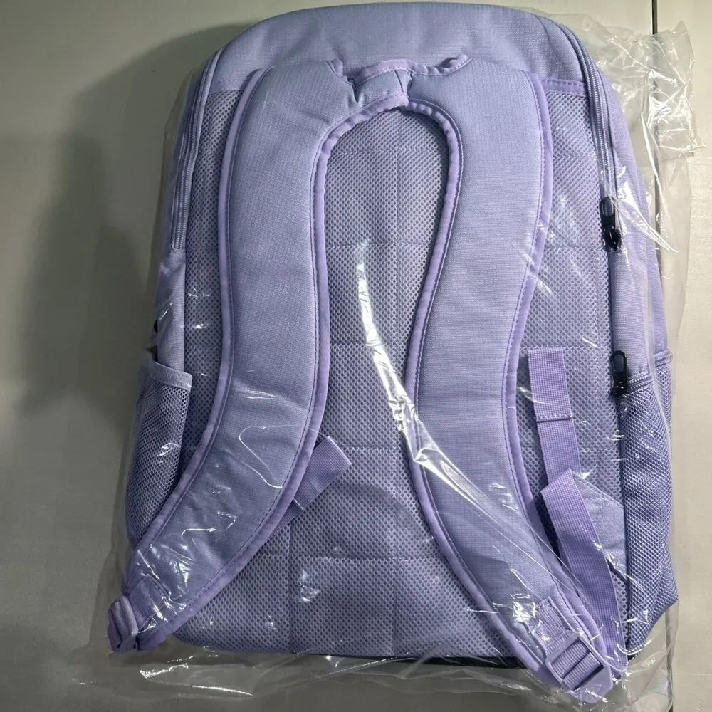 Nike Brasilia Backpack XL Lilac Purple Black School Gym Bag DM3975-533 NEW